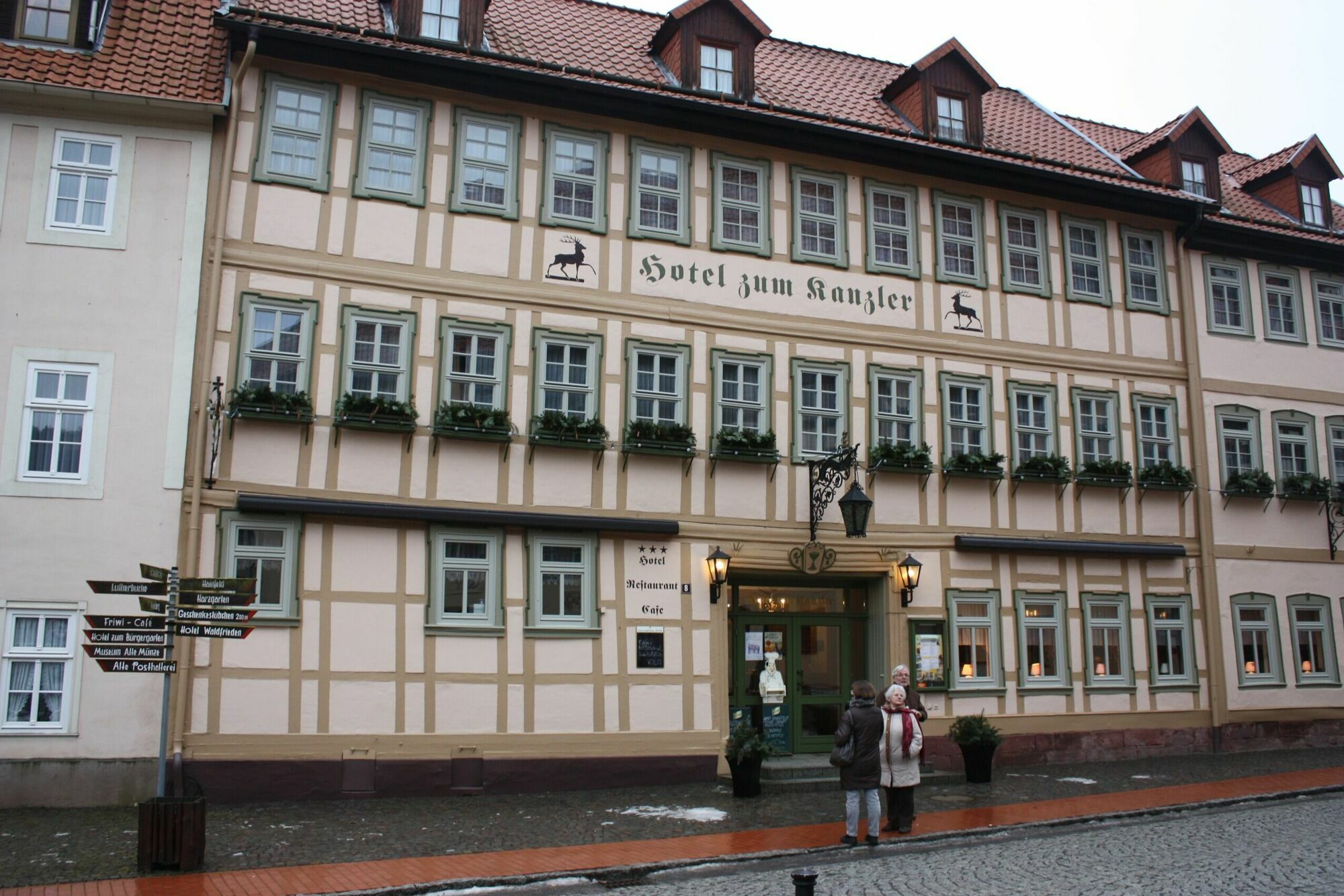 Hotel Zum Kanzler Stolberg i. Harz エクステリア 写真
